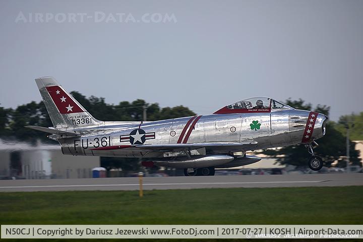 N50CJ, Canadair CL-13B Sabre 6 C/N 1490, Canadair F-86E MK.6 Sabre  C/N 381, N50CJ