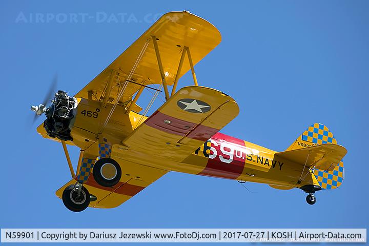 N59901, 1942 Boeing A75N1(PT17) C/N 75-3379, Boeing A75N1(PT17) Stearman  C/N 75-3379, N59901