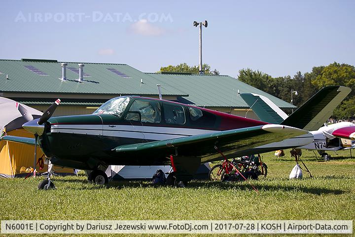 N6001E, 1959 Beech K35 Bonanza C/N D-6000, Beech K35 Bonanza  C/N D-6000 , N6001E