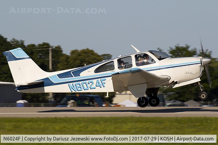 N6024F, 1965 Beech 35-C33 Debonair C/N CD-879, Beech 35-C33 Debonair  C/N CD-879, N6024F