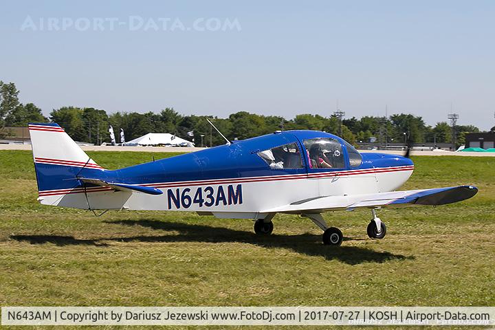 N643AM, AMD CH-2000 Alarus C/N 20-0054, Aircraft Mfg & Development Co CH 2000  C/N 20-0054 , N643AM