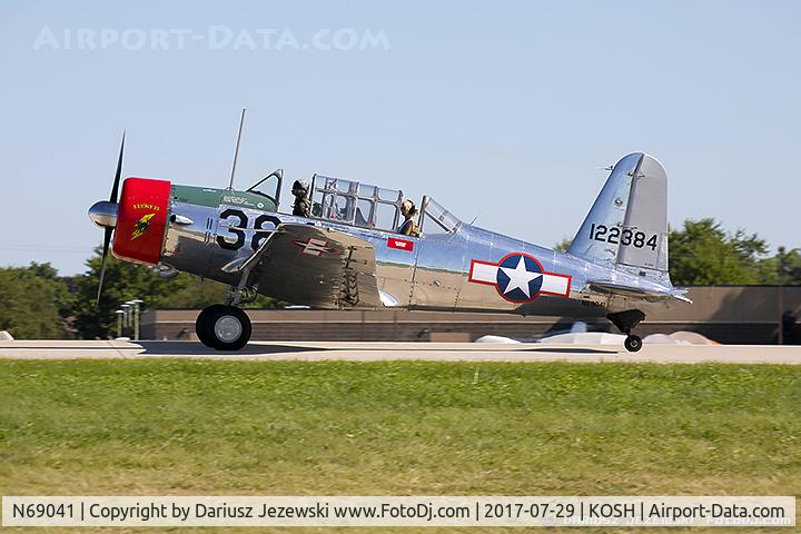 N69041, 1942 Consolidated Vultee BT-13A C/N 6462, Consolidated Vultee BT-13A Valiant  C/N 6462, N69041