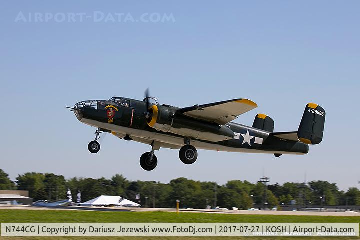 N744CG, 1944 North American B-25N Mitchell C/N 108-32141, North American B-25N Mitchell  C/N 44-28866 , N744CG