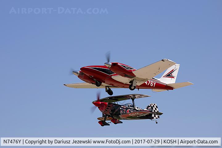 N7476Y, 1964 Piper PA-30-160 Twin Comanche Twin Comanche C/N 30-541, Piper PA-30 Twin Comanche  C/N 30-541, N7476Y