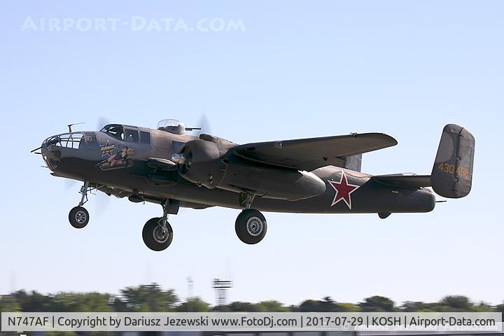 N747AF, 1944 North American B-25J Mitchell Mitchell C/N 108-33731, North American B-25J Mitchell 