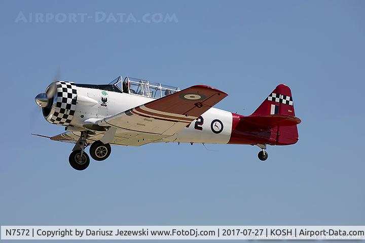 N7572, 1941 North American AT-6D Texan C/N 41-34018, North American AT-6D Texan  C/N 41-34018, N7572