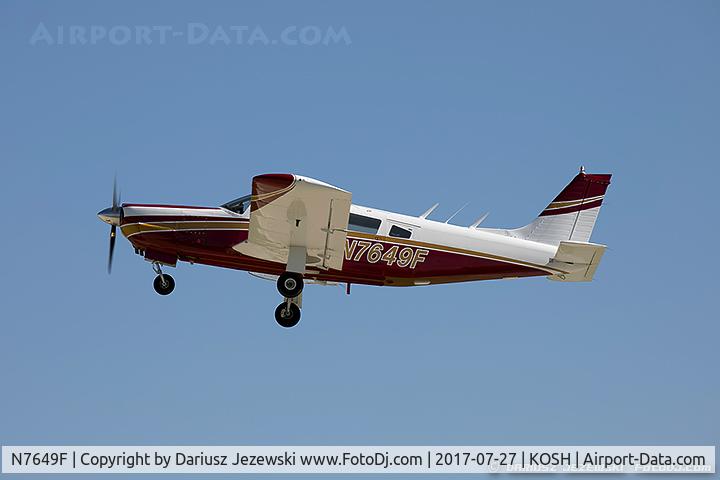 N7649F, Piper PA-32R-300 Cherokee Lance C/N 32R-7780072, Piper PA-32R-300 Cherokee Lance  C/N 32R-7780072, N7649F
