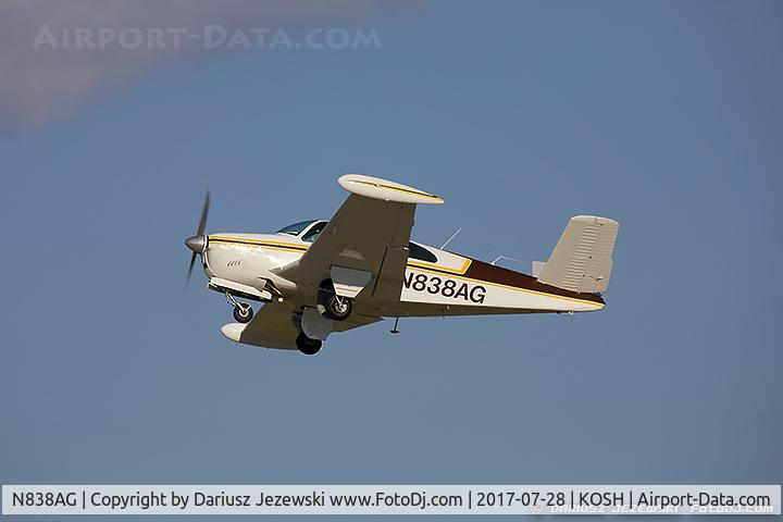 N838AG, 1961 Beech N35 Bonanza C/N D-6727, Beech N35 Bonanza  C/N D-6727 , N838AG