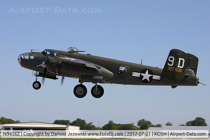 N9456Z, 1943 North American TB-25N Mitchell C/N 108-33214, North American TB-25N Mitchell 