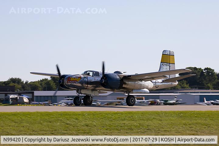 N99420, 1944 Douglas B-26B Invader C/N 27383, Douglas B-26B Invader 