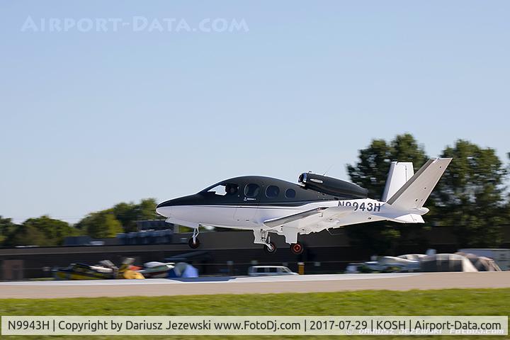 N9943H, 2016 Cirrus SF50 Vision C/N 0007, Cirrus SF50 Vision  C/N 7, N9943H