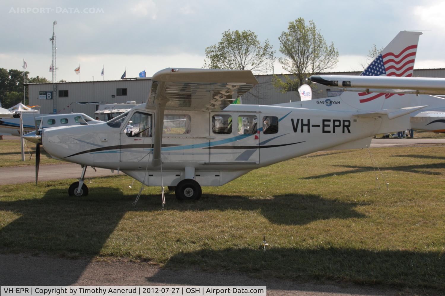 VH-EPR, 2012 GippsAero GA-8-TC320 Airvan C/N GA8-TC 320-12-175, Gippsland GA-8-TC320, c/n: GA8-TC320-12-175