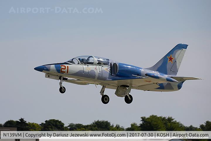N139VM, 1980 Aero L-39C Albatros Albatros C/N 31634, Aero Vodochody L-39C Albatros  C/N 31634, NX139VM