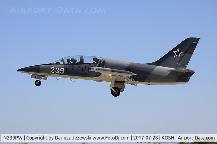 N239PW, 1979 Aero L-39C Albatros Albatros C/N 931526, Aero Vodochody L-39 Albatros  C/N 931526, NX239PW