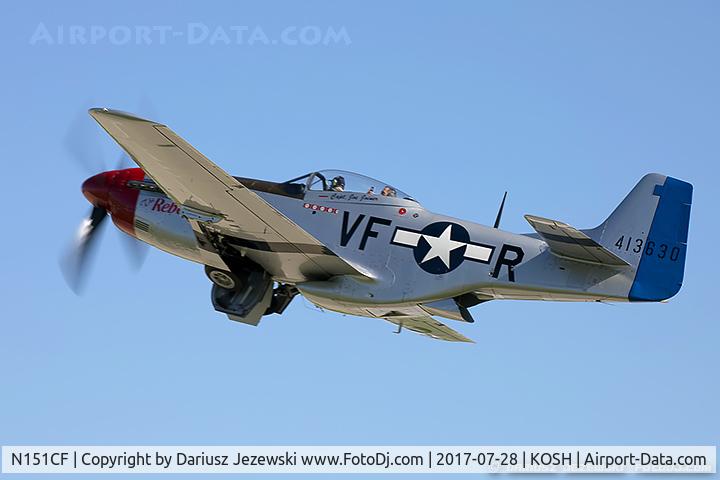 N151CF, 1944 North American P-51D Mustang C/N 44-84933N, North American P-51D Mustang 