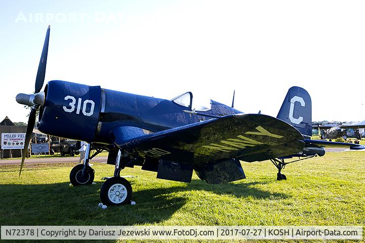 N72378, 1946 Vought F4U-4 Corsair C/N 9542, Chance Vought F4U-4 Corsair  C/N 97388, NX72378