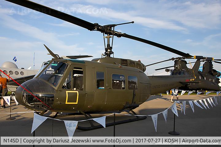 N14SD, 1967 Bell UH-1H Iroquois C/N 4027, Bell UH-1H Iroquois (Huey)  C/N 62-12369, NX14SD