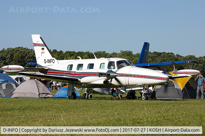 D-INFO, 1981 Piper PA-31T2 Cheyenne IIXL C/N 31T-8166031, Piper PA-31T2 Cheyenne IIXL  C/N 31T-8166031, D-INFO