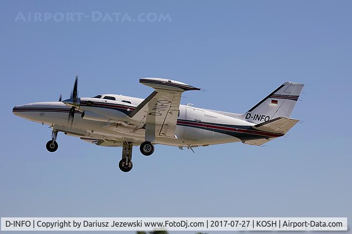 D-INFO, 1981 Piper PA-31T2 Cheyenne IIXL C/N 31T-8166031, Piper PA-31T2 Cheyenne IIXL  C/N 31T-8166031, D-INFO