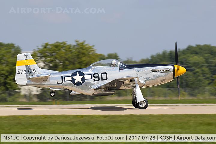 N51JC, 1944 North American P-51D Mustang C/N 122-38798, North American P-51D Mustang 