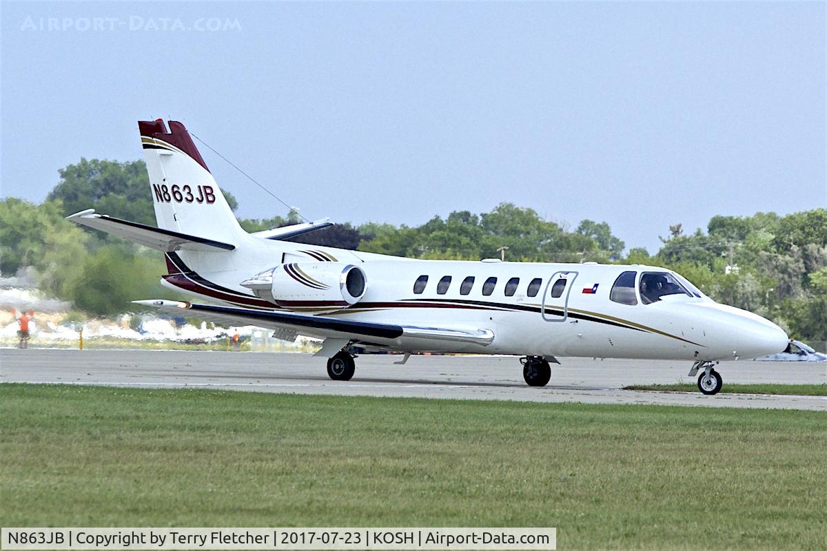 N863JB, 1994 Cessna 560 C/N 560-0260, At 2017 EAA AirVenture at Oshkosh
