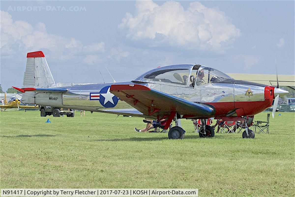 N91417, 1946 North American Navion C/N NAV-4-254, At 2017 EAA AirVenture at Oshkosh
