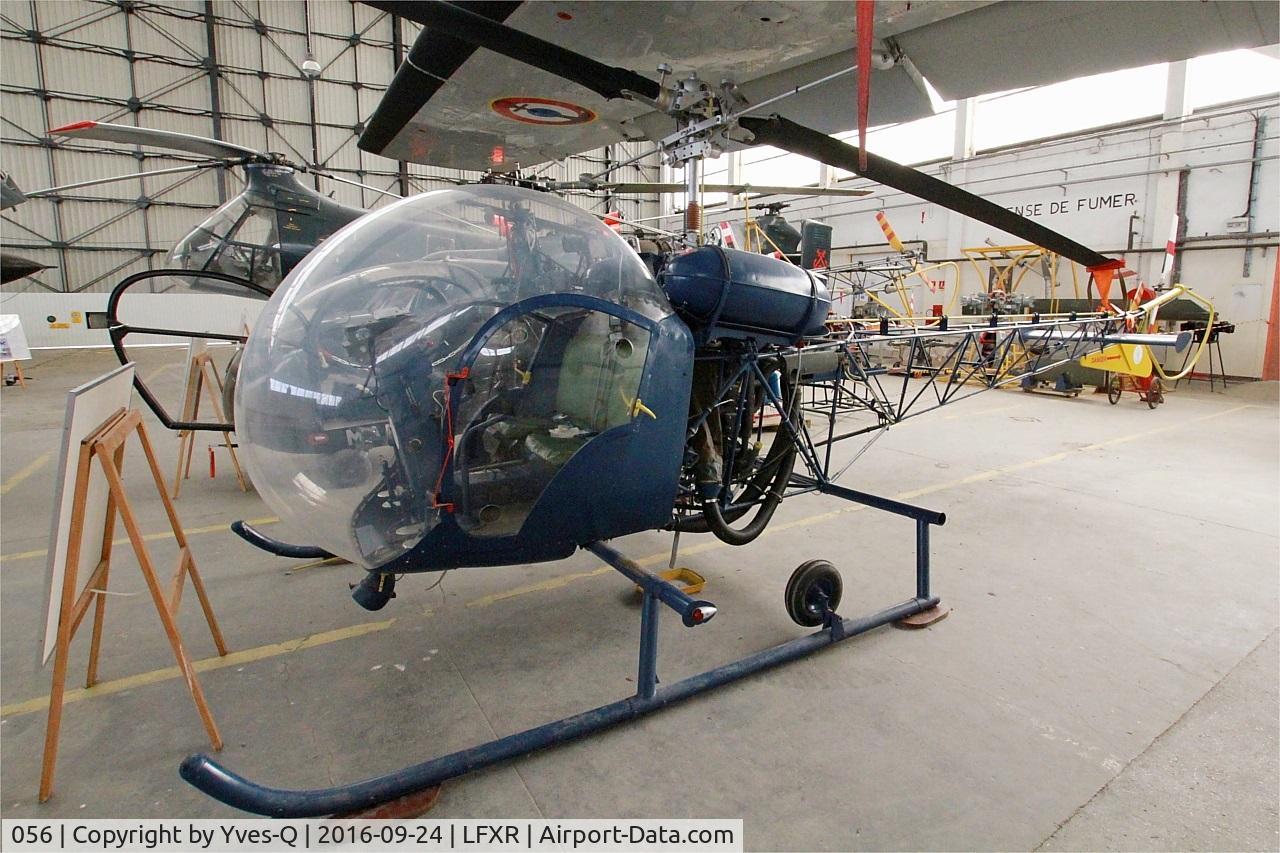 056, Bell 47G-1 C/N 056, Bell 47 G1, Preserved at Naval Aviation Museum, Rochefort-Soubise airport (LFXR)
