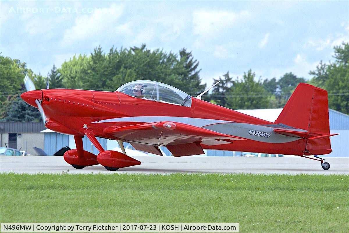 N496MW, 1997 Vans RV-4 C/N 2510, At 2017 EAA AirVenture at Oshkosh