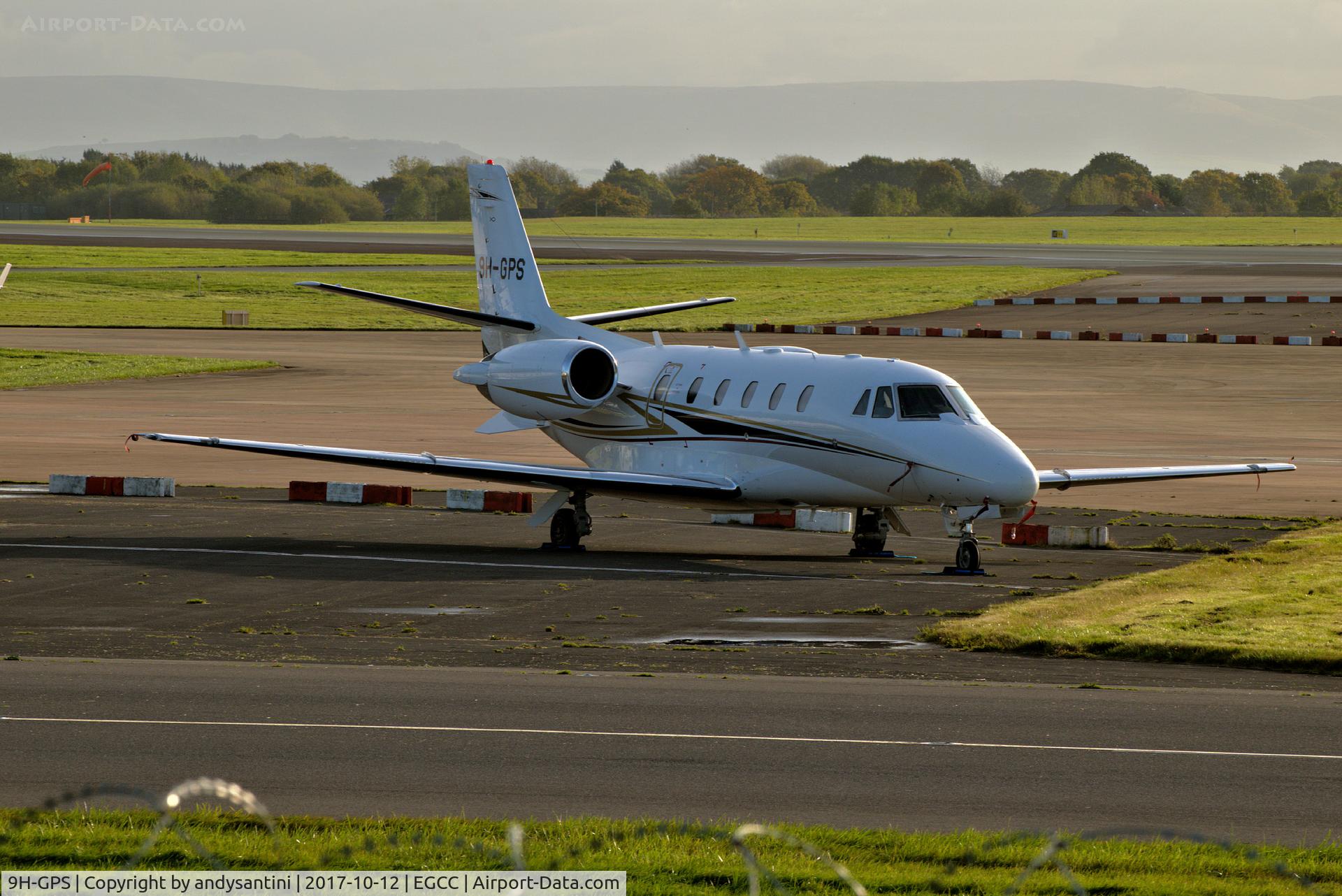 9H-GPS, 2002 Cessna 560XL Citation Excel C/N 560-5249, parked up
