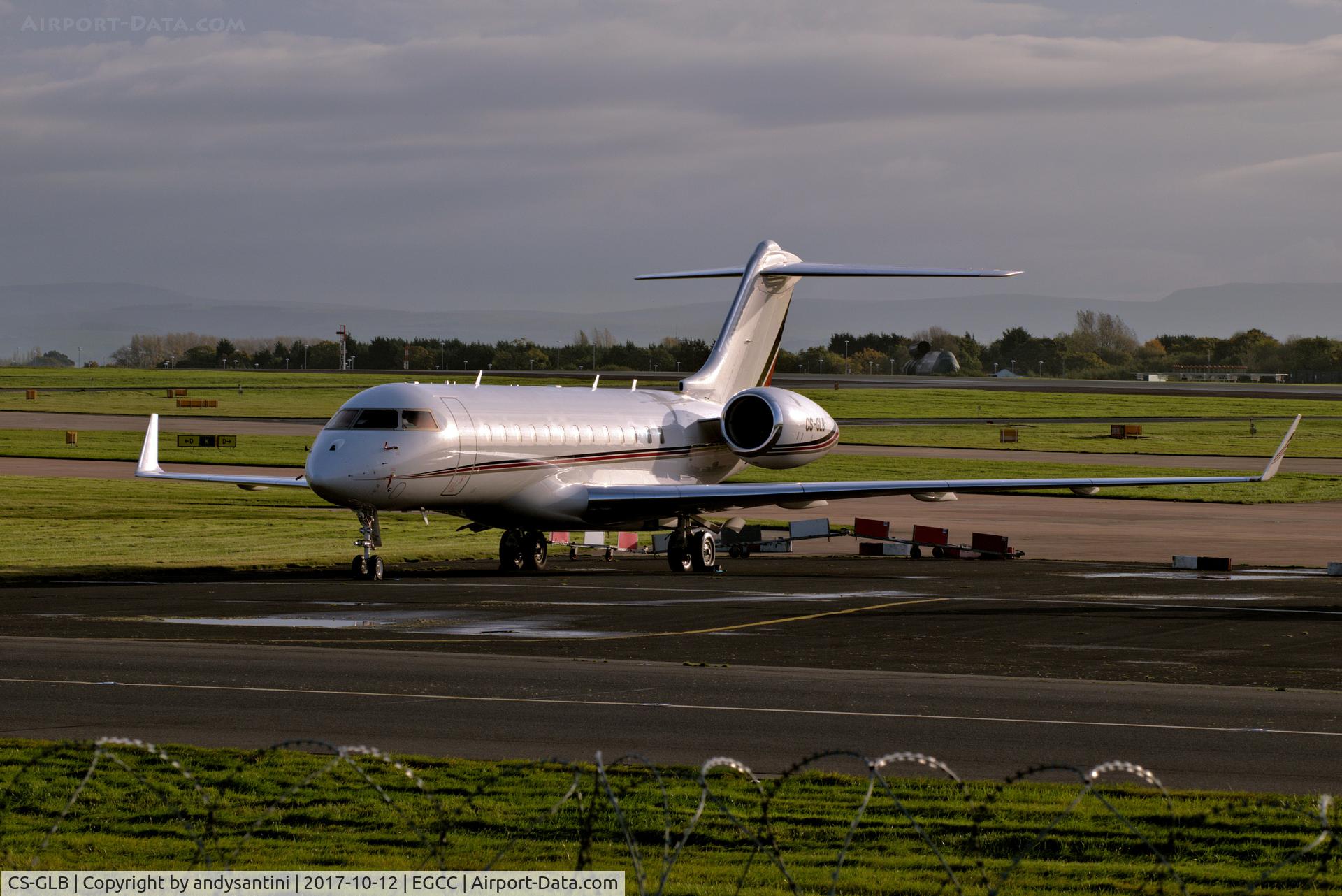 CS-GLB, 2012 Bombardier BD-700-1A10 Global 6000 C/N 9481, parked up.