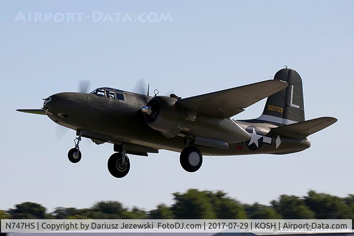 N747HS, 1943 Douglas A-20G-40-DO Havoc C/N 21356, Douglas A-20G Havoc  C/N 21356, N747HS