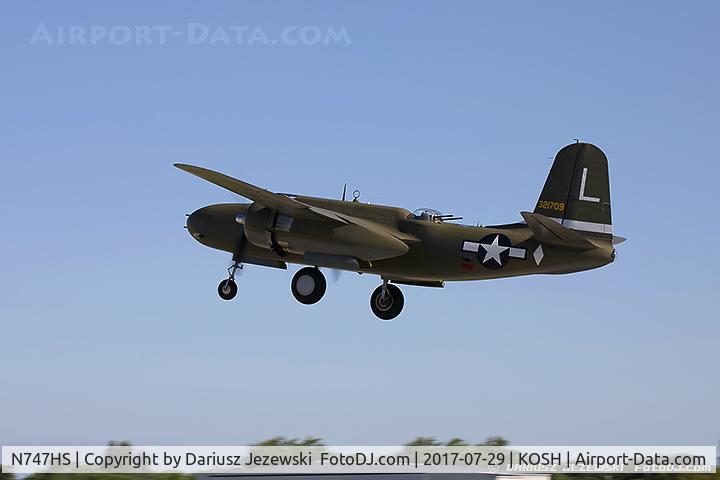 N747HS, 1943 Douglas A-20G-40-DO Havoc C/N 21356, Douglas A-20G Havoc  C/N 21356, N747HS