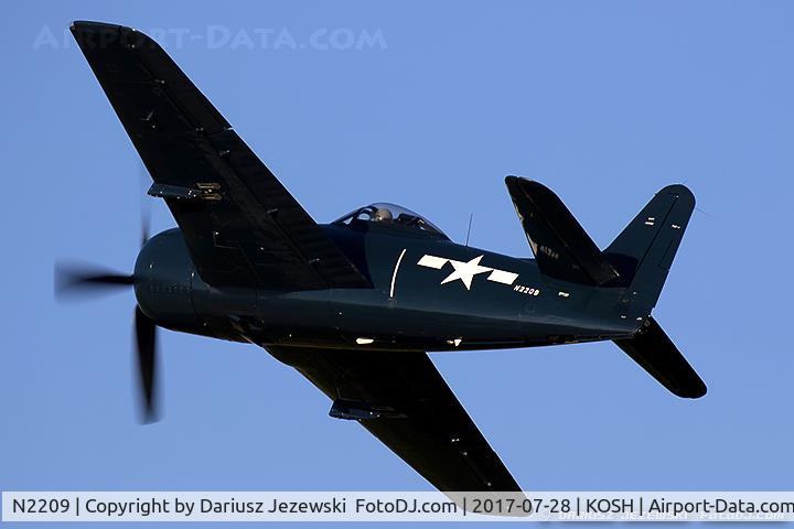 N2209, 1945 Grumman F8F-1B Bearcat C/N 122095, Grumman F8F-1B Bearcat  C/N 122095, N2209