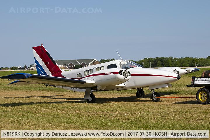 N819RK, 1977 Piper PA-34-200T Seneca II C/N 34-7770347, Piper PA-34-200T Seneca II  C/N 34-7770347, N819RK