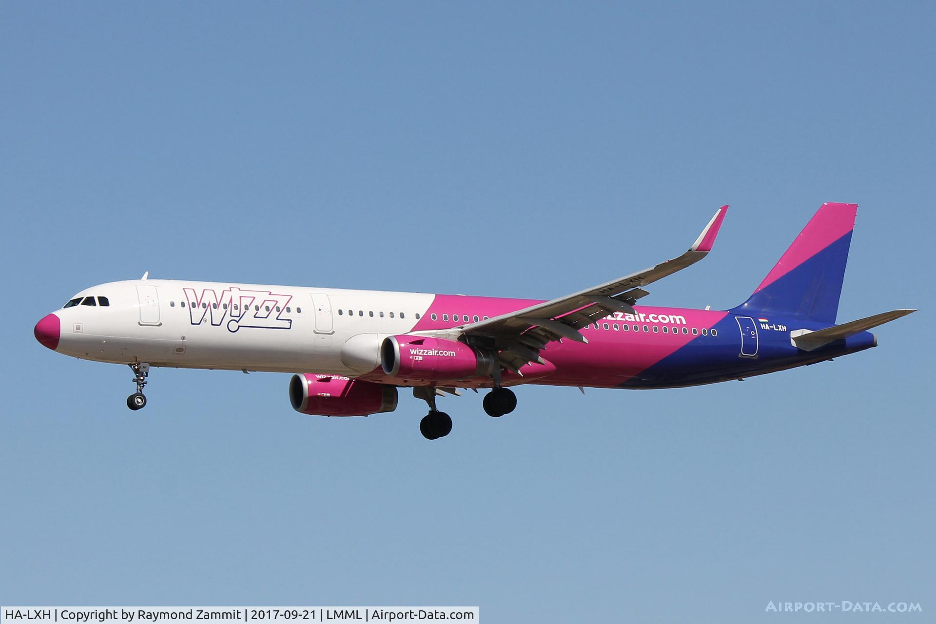 HA-LXH, 2016 Airbus A321-231 C/N 7217, A321 HA-LXH Wizzair