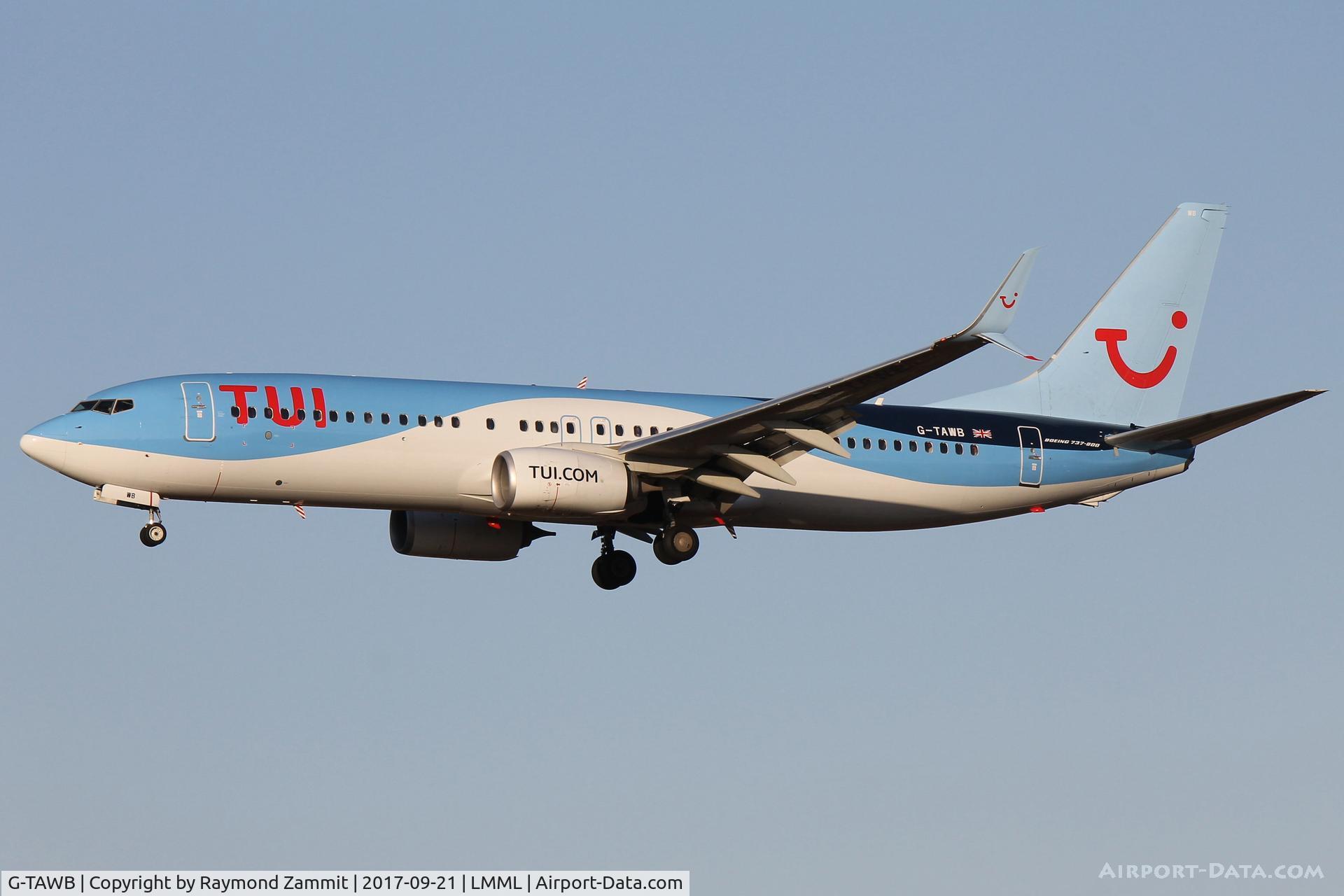 G-TAWB, 2012 Boeing 737-8K5 C/N 37242, B737-800 G-TAWB Thomson Airways