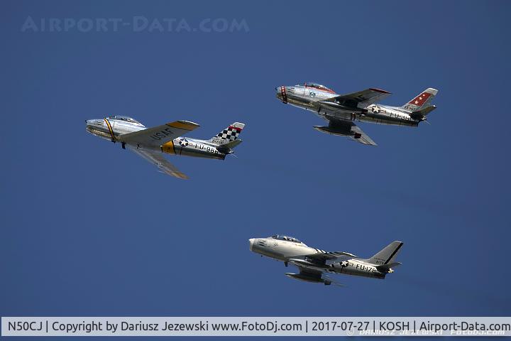 N50CJ, Canadair CL-13B Sabre 6 C/N 1490, Canadair F-86E MK.6 Sabre C/N 381, N50CJ