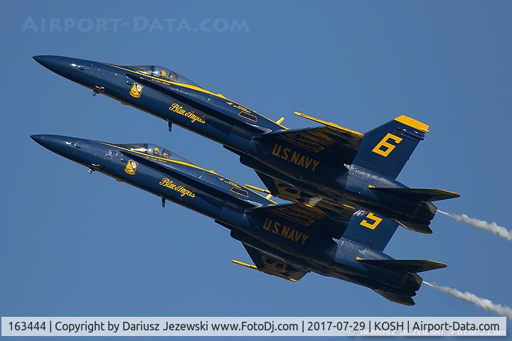 163444, 1987 McDonnell Douglas F/A-18C Hornet C/N 0648/C015, F/A-18C Hornet 163444  from Blue Angels Demo Team  NAS Pensacola, FL