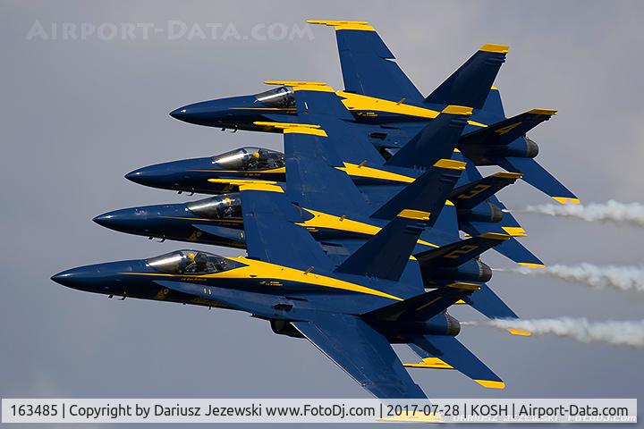 163485, 1988 McDonnell Douglas F/A-18C Hornet C/N 0717/C044, F/A-18C Hornet 163485  from Blue Angels Demo Team  NAS Pensacola, VA
