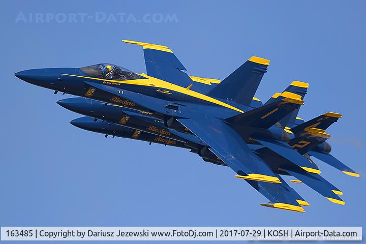 163485, 1988 McDonnell Douglas F/A-18C Hornet C/N 0717/C044, F/A-18C Hornet 163485  from Blue Angels Demo Team  NAS Pensacola, VA