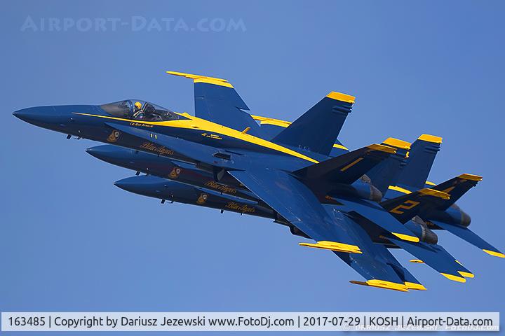 163485, 1988 McDonnell Douglas F/A-18C Hornet C/N 0717/C044, F/A-18C Hornet 163485  from Blue Angels Demo Team  NAS Pensacola, VA