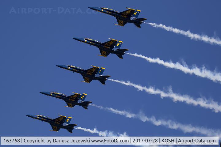 163768, 1989 McDonnell Douglas F/A-18C Hornet C/N 0848/C125, F/A-18C Hornet 163768 C/N 0848 from Blue Angels Demo Team  NAS Pensacola, FL
