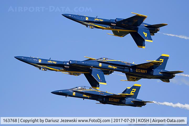 163768, 1989 McDonnell Douglas F/A-18C Hornet C/N 0848/C125, F/A-18C Hornet 163768 C/N 0848 from Blue Angels Demo Team  NAS Pensacola, FL