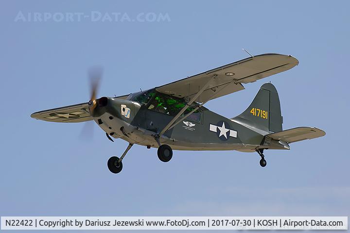 N22422, Stinson L-5B Sentinel C/N 44-17191A, Stinson L-5B Sentinel  C/N 44-17191A, N22422