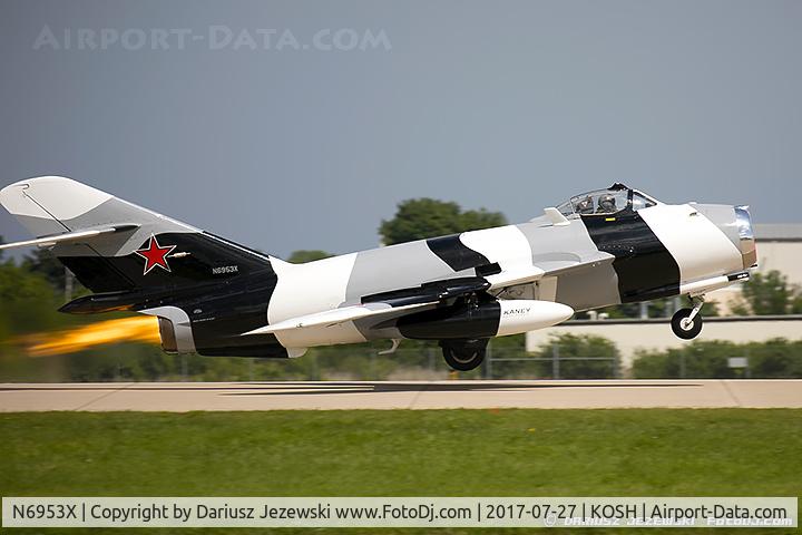 N6953X, PZL-Mielec Lim-6 (MiG-17) C/N 1J0511, PZL Mielec Lim-6 (MiG-17)  C/N 1J0511, N6953X