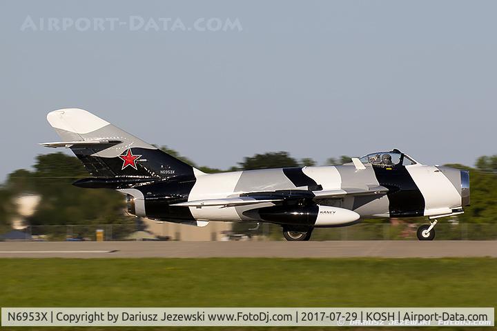 N6953X, PZL-Mielec Lim-6 (MiG-17) C/N 1J0511, PZL Mielec Lim-6 (MiG-17)  C/N 1J0511, N6953X