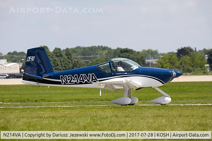 N214VA, 2012 Vans RV-14A C/N 140001, Vans RV-14A  C/N 140001, N214VA