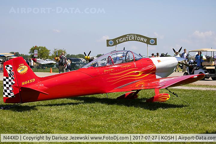 N44XD, 1999 Vans RV-4 C/N 1054, Vans RV-4  C/N 1054, N44XD