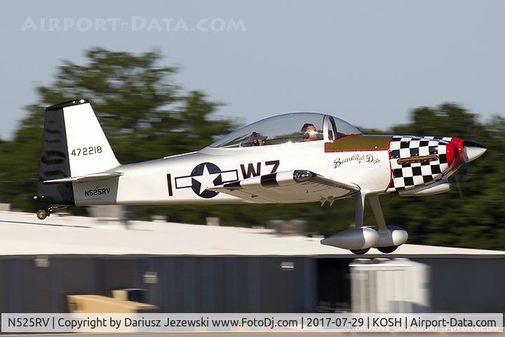 N525RV, 2013 Vans RV-8 C/N 83074, Vans RV-8  C/N 83074, N525RV