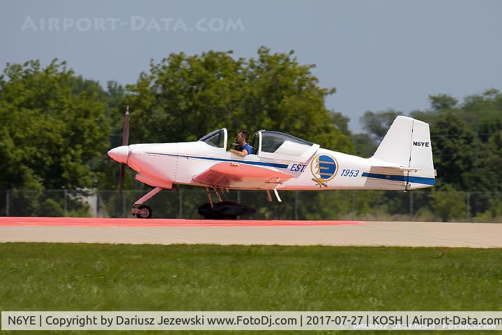 N6YE, 1997 Vans RV-6A C/N 2557, Vans RV-6A  C/N 2557, N6YE